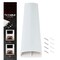 Fleming Supply Fleming Supply 32-inch Cord Concealer Cover, Large Raceway Holds 10 Cables, for Entertainment Center 611405ZNR - alternate 1